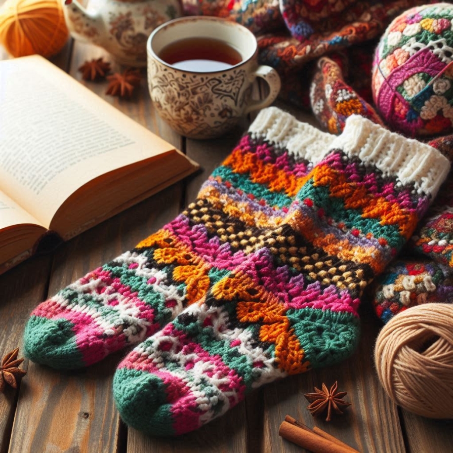 crochet socks