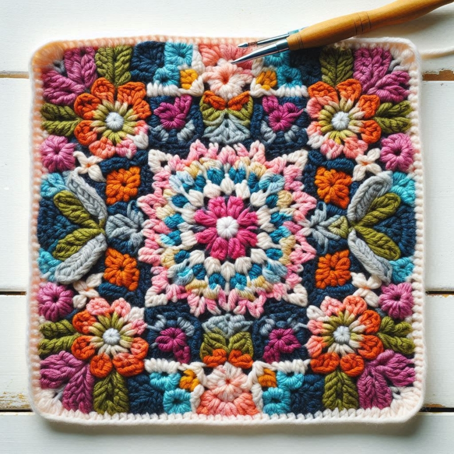 crochet swatch