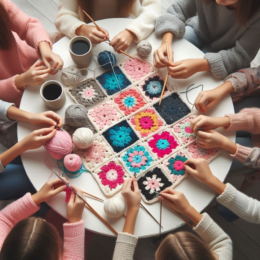 granny sqaure crochet