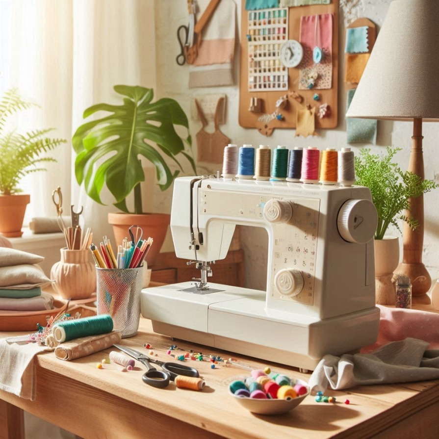 sewing station