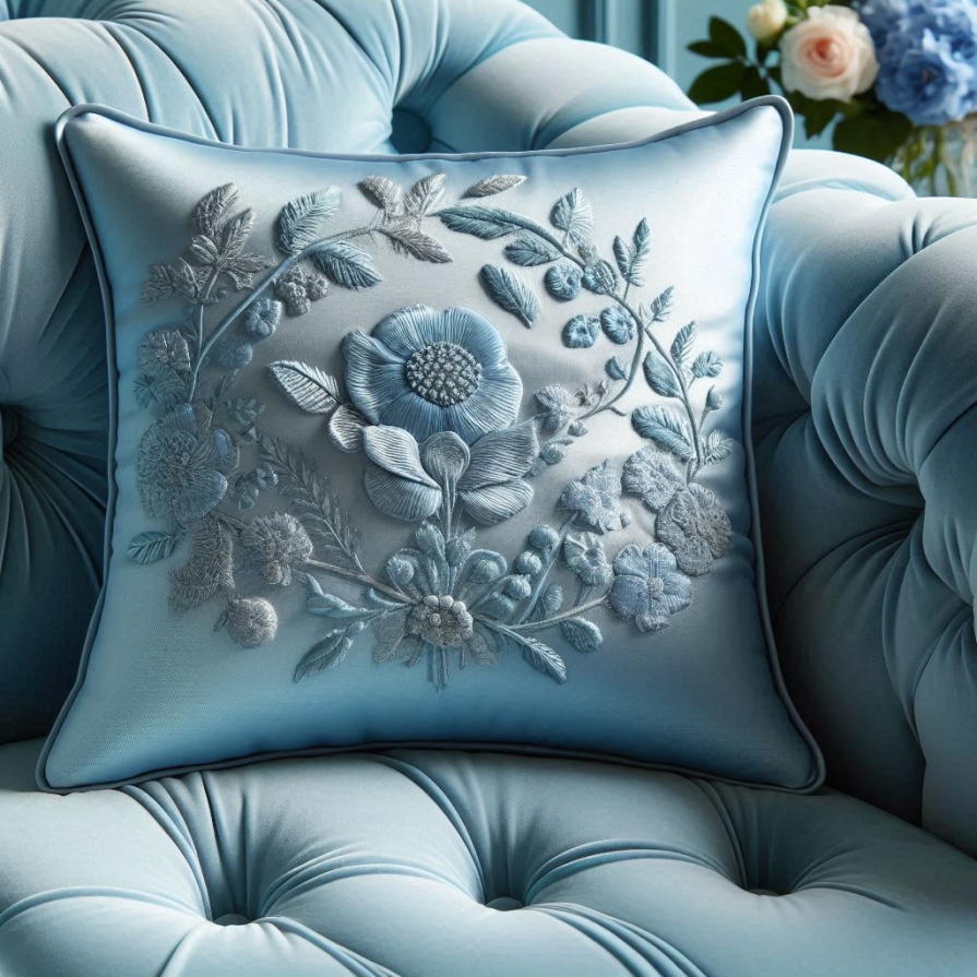 silk cushion